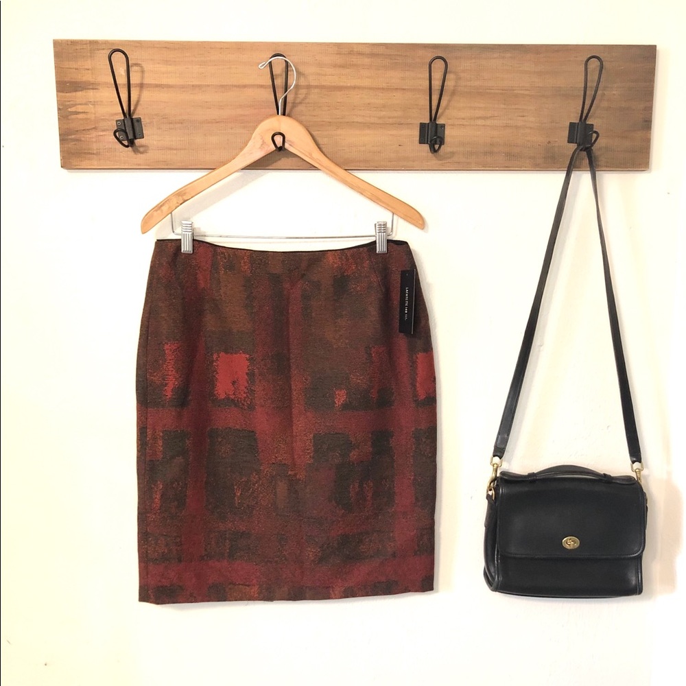 NWT Lafayette 148 New York Wool Blend Skirt